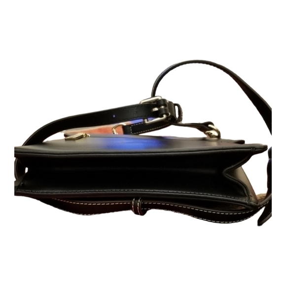 Badgley Mischka Black Leather Bag Sz Medium NWOT - Picture 8 of 10